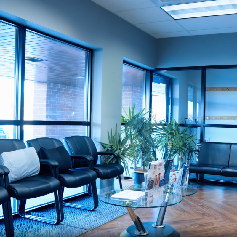 [Describe the real photo, e.g. a consultation room at RiverCrest Health in Germantown]